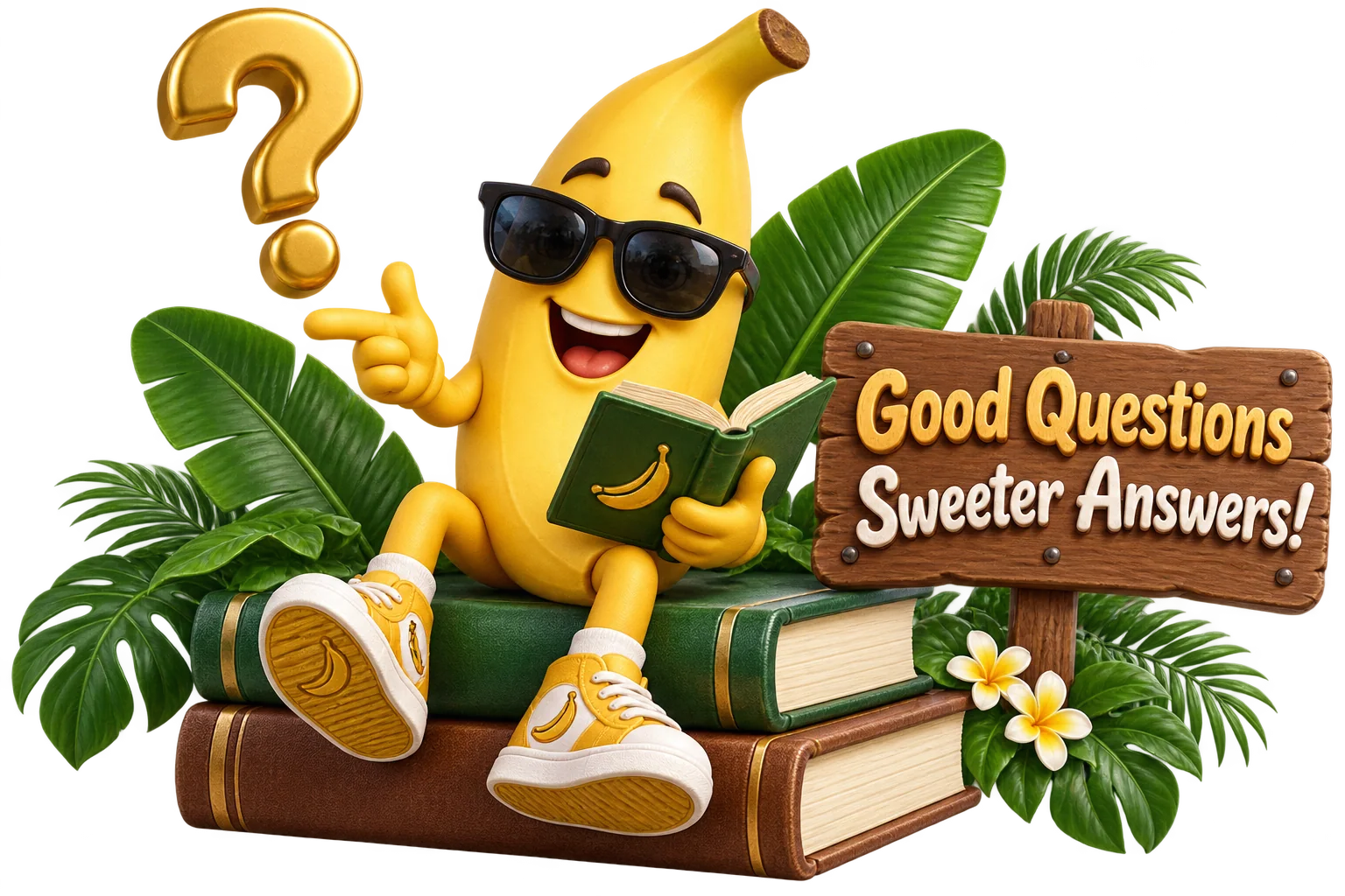 FAQs King Potassium character illustration