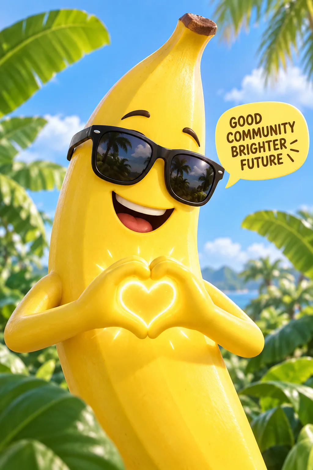 King Potassium character welcoming the community